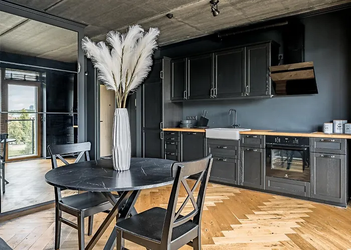 Apartament Center Panoramic Penthouse With Rooftop Terrace - Self Check-in Wilno