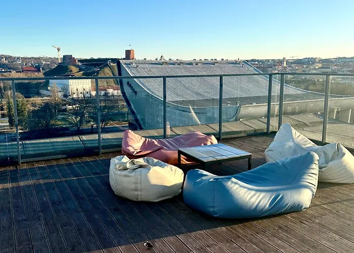 Center Panoramic Penthouse With Rooftop Terrace - Self Check-in Διαμέρισμα *